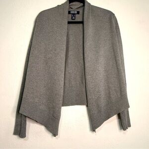 Lands' End Gray Cotton Blend Sweater, Sz XS.